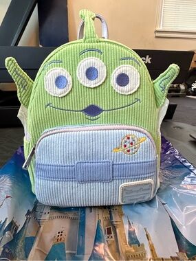 Disney Parks Loungefly Toy Story Little Green Alien Corduroy NWT